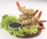 Prawn Tempura With Mix Herbs